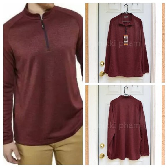 bolle Other - Bolle performance 1/4 zip men long sleeve in red